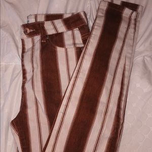 FLASH SALE Vintage Pinstriped Jeans